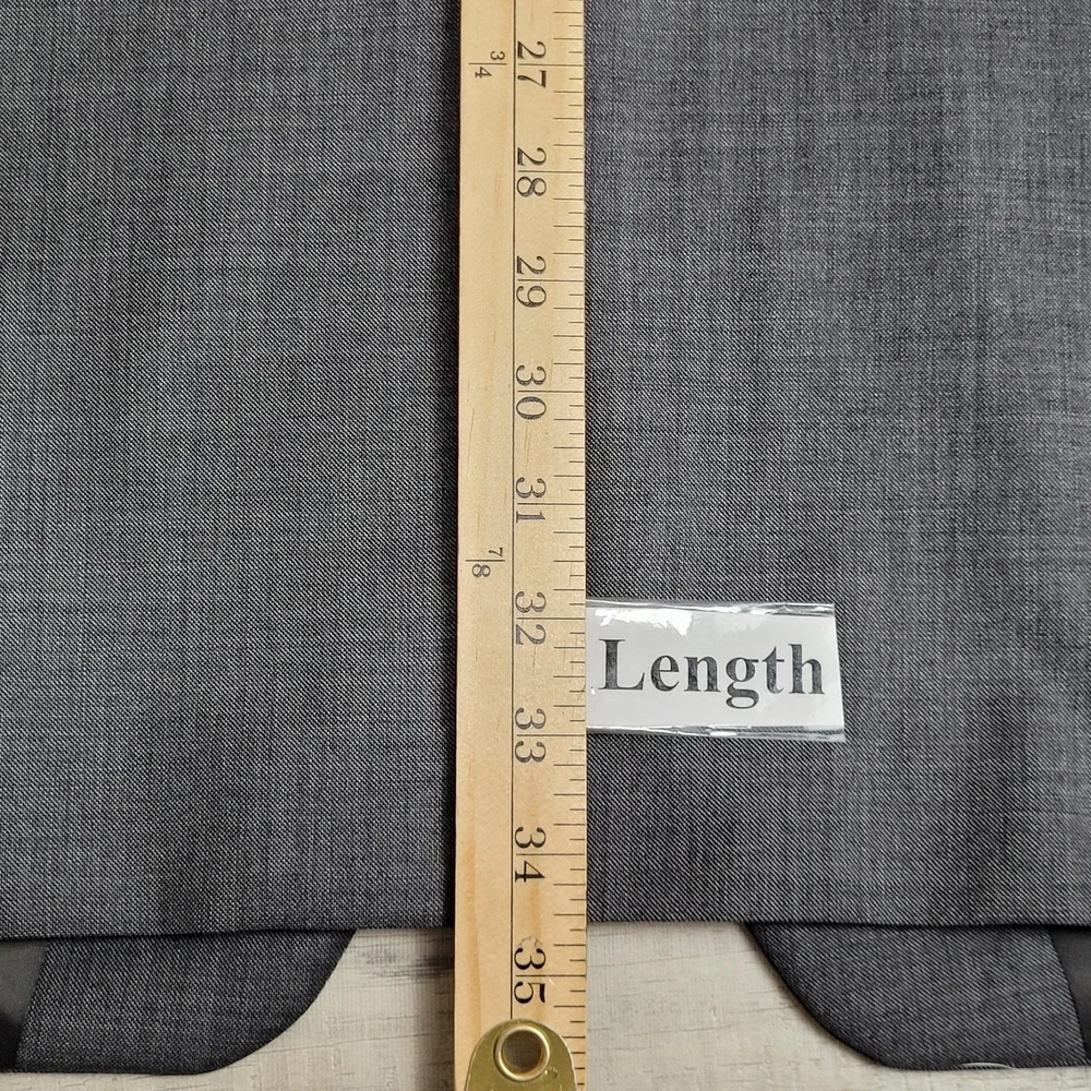 Lauren Ralph Lauren Sport Coat Mens 42 XL Long Sleeve Wool Blazer Charcoal Twill